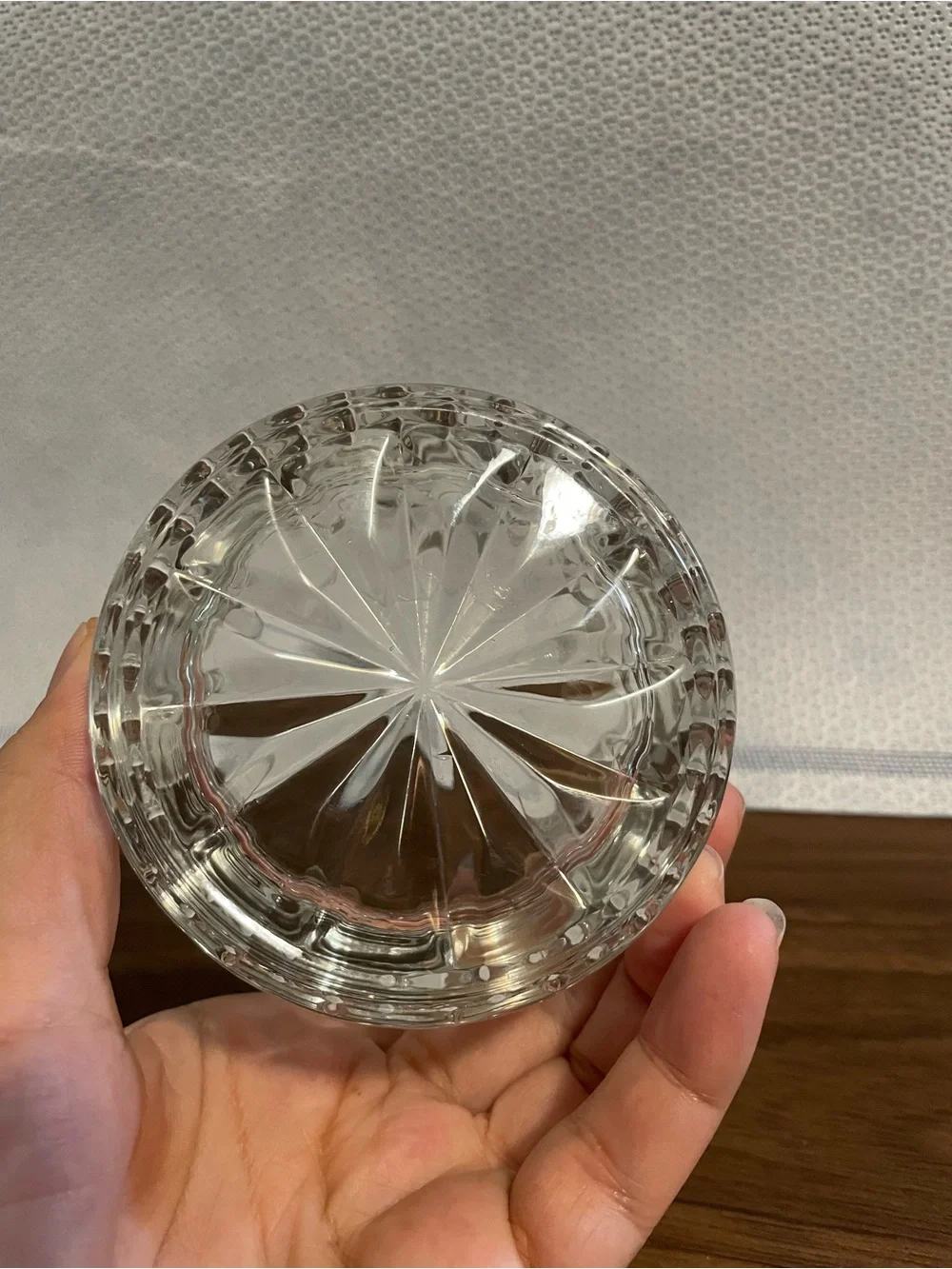 Clear Scalloped Glass Votive Holder - Home Accents